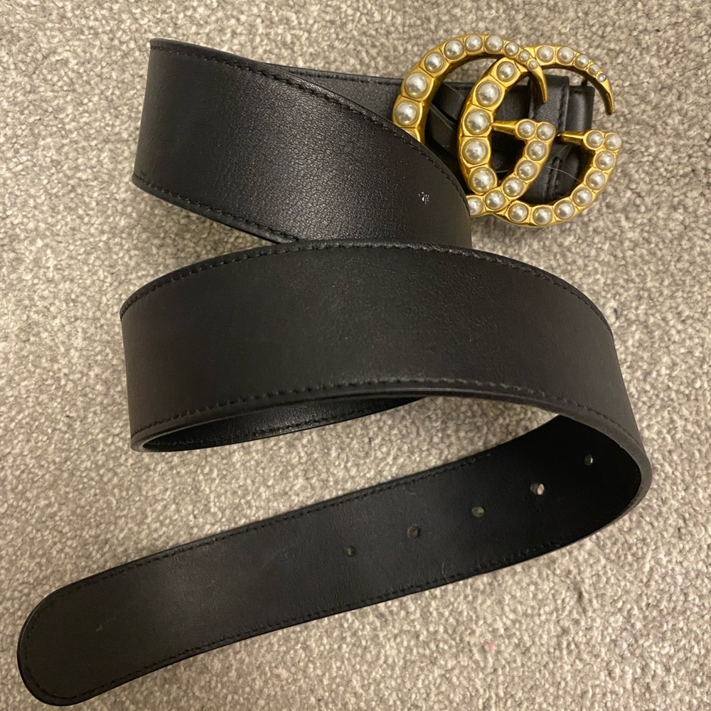 Authentic Gucci pearl belt - Picture 1 of 4